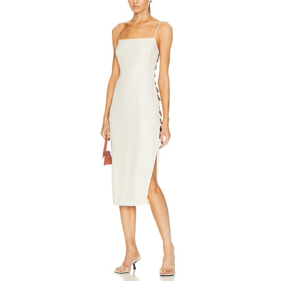 St. Agni 'Link' White Detail Dress Size M - Picture 1 of 5